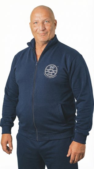 20 Nodi Grecale Gym Jacket Navy - Trøjer og hættetrøjer - Trøjer og Hættetrøjer i store størrelser - 2XL-14XL