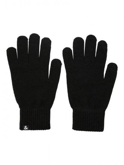 Jack & Jones Barry Strikkede handsker Sort - Handsker - 