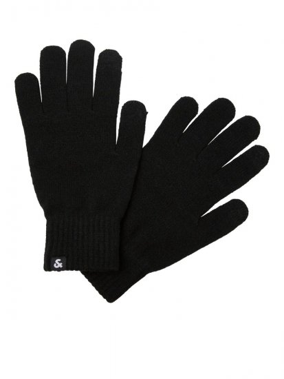 Jack & Jones Barry Strikkede handsker Sort - Handsker - 