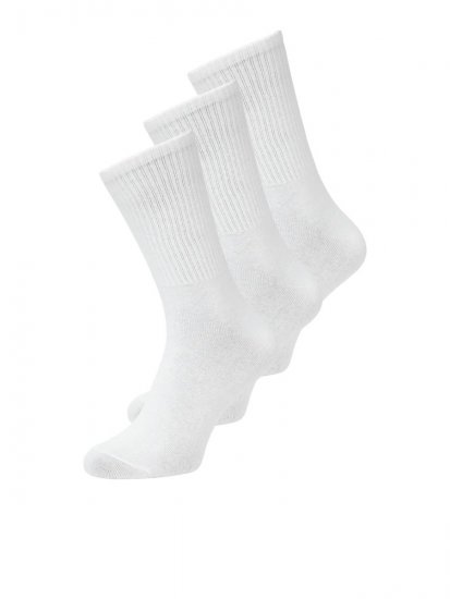 Jack & Jones Charles Tennisstrømper Hvid 3-pak - Undertøj og badetøj - Badetøj og Undertøj i store størrelser 