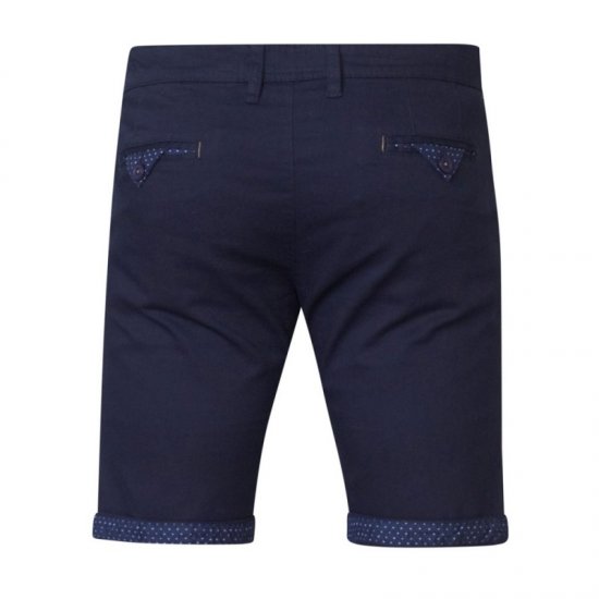 D555 Luke Stretch Shorts Navy - Shorts - Shorts i store størrelser - W40-W60