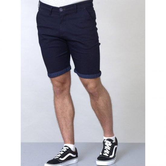 D555 Luke Stretch Shorts Navy - Shorts - Shorts i store størrelser - W40-W60