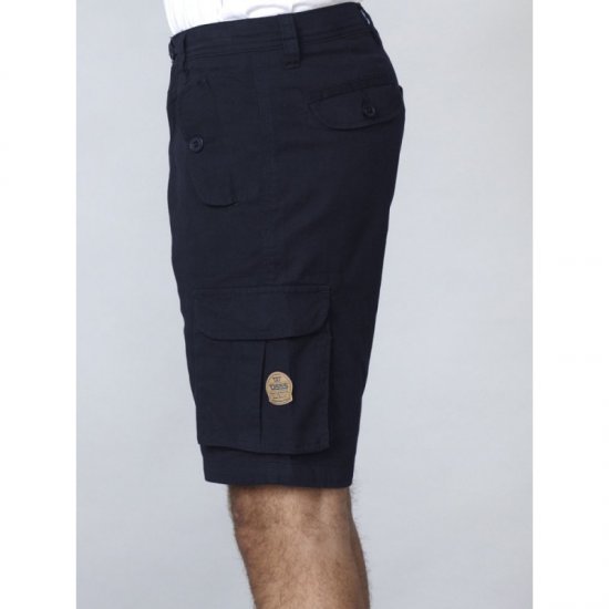 D555 Larry Cargo Shorts Navy - Shorts - Shorts i store størrelser - W40-W60