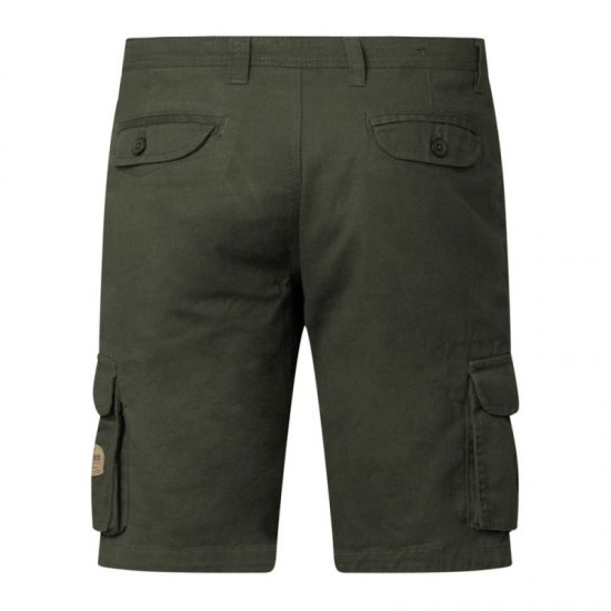 D555 Larry Cargo Shorts Khaki - Shorts - Shorts i store størrelser - W40-W60