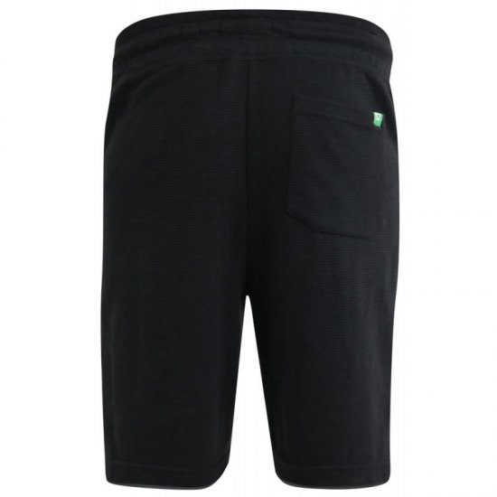 D555 Jackie Ribbed Jersey Shorts Black - Joggingbukser og shorts - Sweatpants og Sweatshorts 2XL-12XL