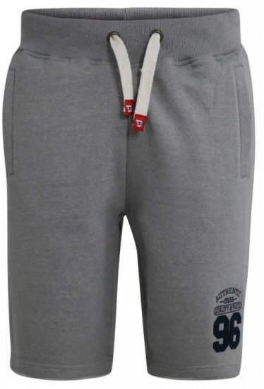 D555 Lindon Jersey Shorts Grey - Joggingbukser og shorts - Sweatpants og Sweatshorts 2XL-12XL