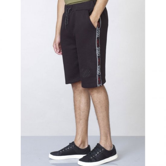 D555 Burlington Couture Jersey Shorts Black - Joggingbukser og shorts - Sweatpants og Sweatshorts 2XL-12XL