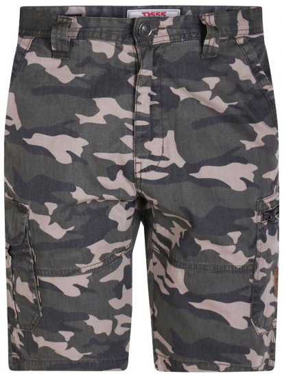 D555 Chadwick Shorts Green Camo - Shorts - Shorts i store størrelser - W40-W60