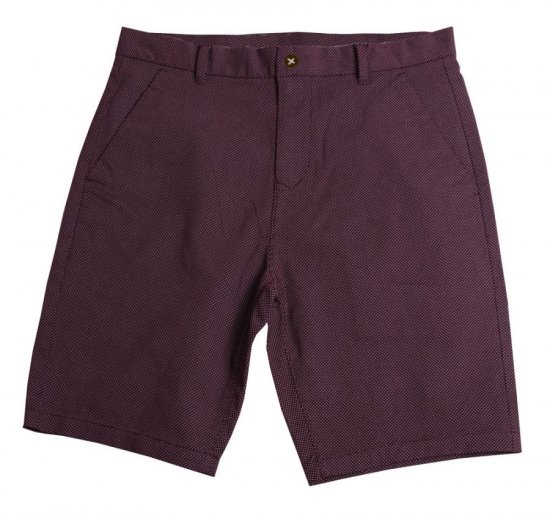 D555 Bandit Ao Micro Print Stretch Chino Shorts - Shorts - Shorts i store størrelser - W40-W60