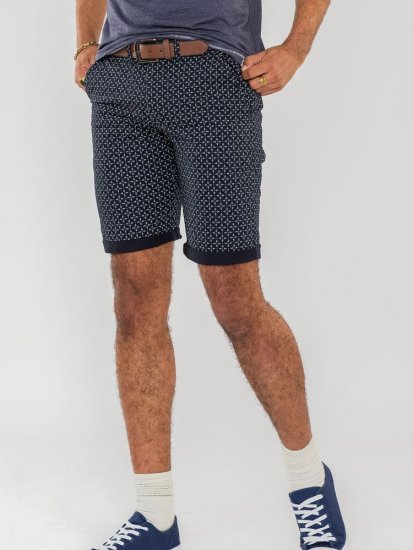 D555 Magna AO Print Stretch Chino Shorts - Shorts - Shorts i store størrelser - W40-W60