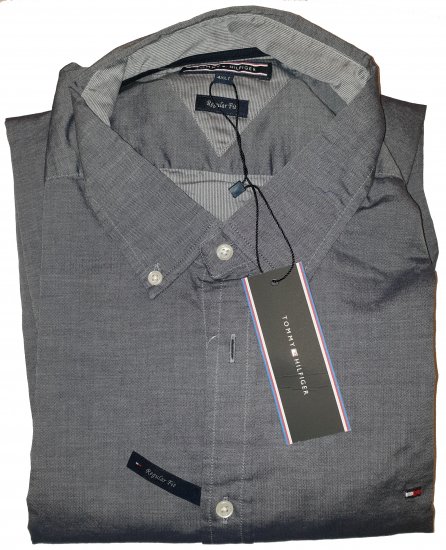 Tommy Hilfiger Two Tone Shirt - Motleys vilde apriludsalg - 
