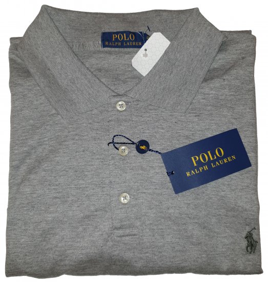 Ralph Lauren TC7E Polo Grey - Motleys vilde apriludsalg - 