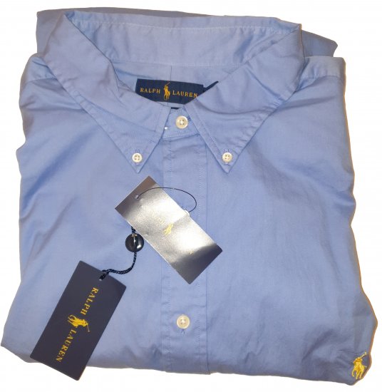 Polo Ralph Lauren HRB IS BLU Shirt - Motleys vilde apriludsalg - 