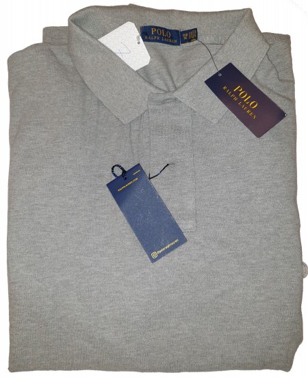 Polo Ralph Lauren TC7O Polo Heather Grey - Motleys vilde apriludsalg - 