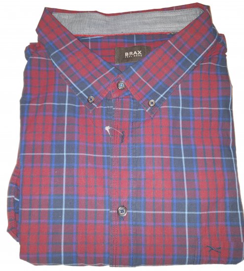 Brax 881016 Shirt Red - Motleys vilde apriludsalg - 