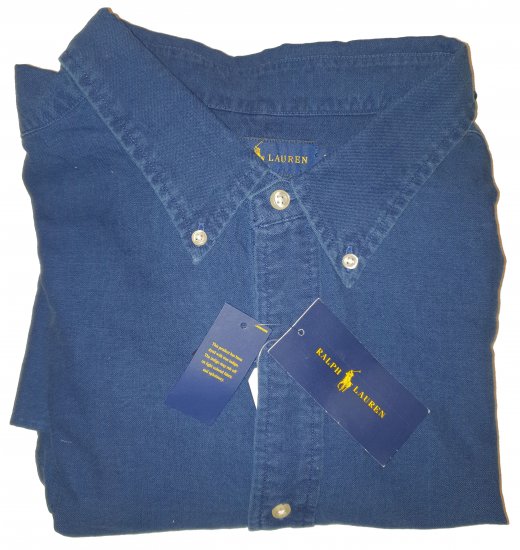 Polo Ralph Lauren 0003 Indigo Shirt - Motleys vilde apriludsalg - 