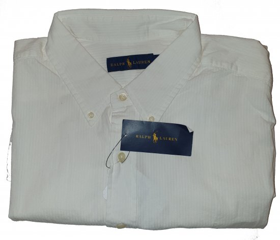 Polo Ralph Lauren TC7I White Short Sleeve Shirt - Motleys vilde apriludsalg - 