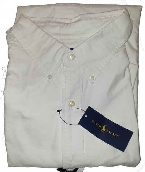 Ralph Lauren TC6U White Shirt - Motleys vilde apriludsalg - 