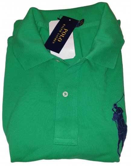 Ralph Lauren TC6F Polo Flag Green - Motleys vilde apriludsalg - 