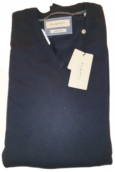 Bugatti 95510 Knit Navy - Motleys vilde apriludsalg - 