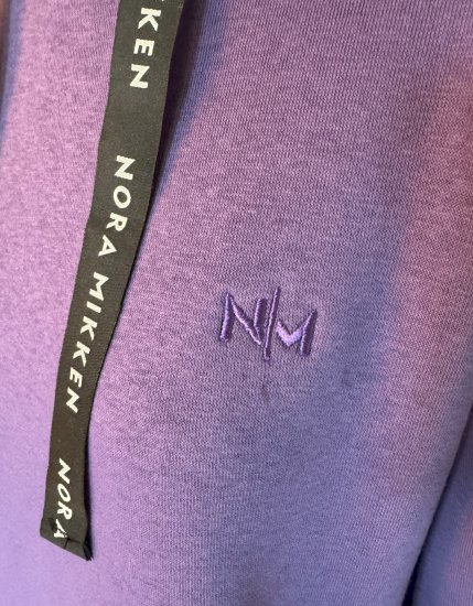 Nora Mikken KRISTINA Long Hoodie Purple - Trøjer og hættetrøjer - 