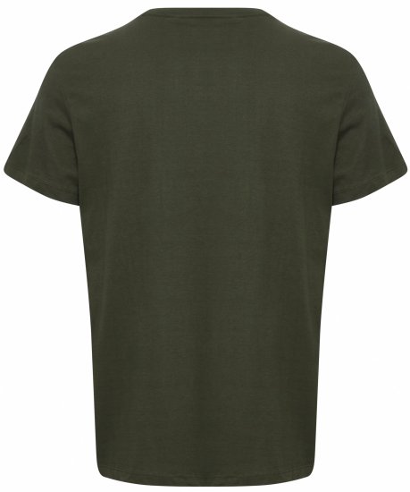 Blend 4795 T-Shirt Forest Night Green - T-shirts - T-shirts i store størrelser - 2XL-14XL