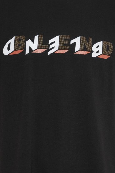 Blend 4795 T-Shirt Black - T-shirts - T-shirts i store størrelser - 2XL-14XL