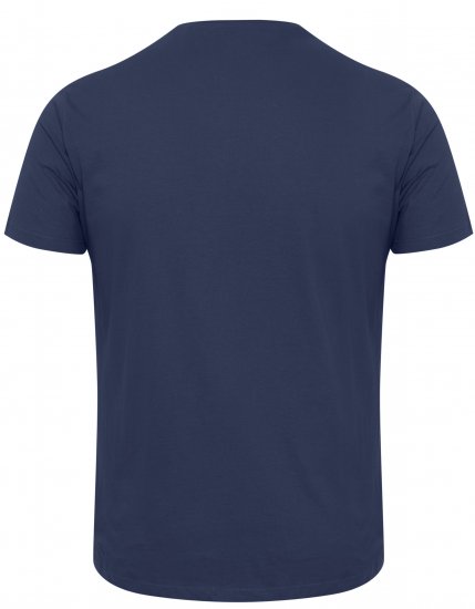 Blend 5018 T-Shirt Navy - T-shirts - T-shirts i store størrelser - 2XL-14XL