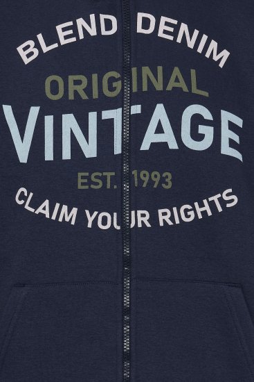 Blend 5054 Hoodie Dress Blues - Trøjer og hættetrøjer - Trøjer og Hættetrøjer i store størrelser - 2XL-14XL