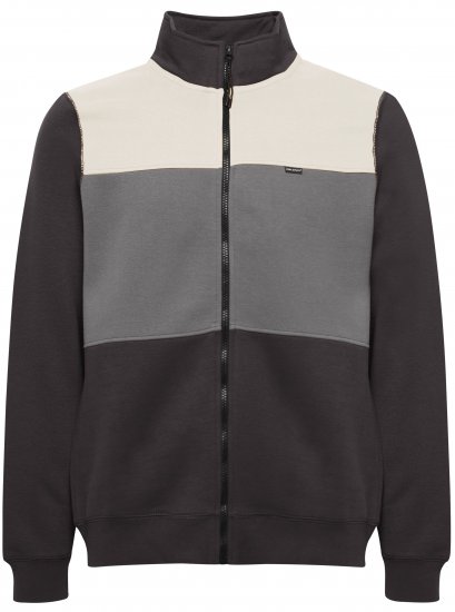 Blend 5282 Full Zipper Sweatshirt Black - Tøj i store størrelser - Tøj i store størrelser til mænd