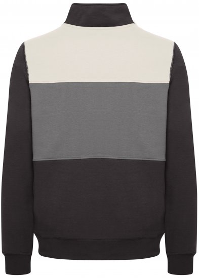 Blend 5282 Full Zipper Sweatshirt Black - Trøjer og hættetrøjer - Trøjer og Hættetrøjer i store størrelser - 2XL-14XL