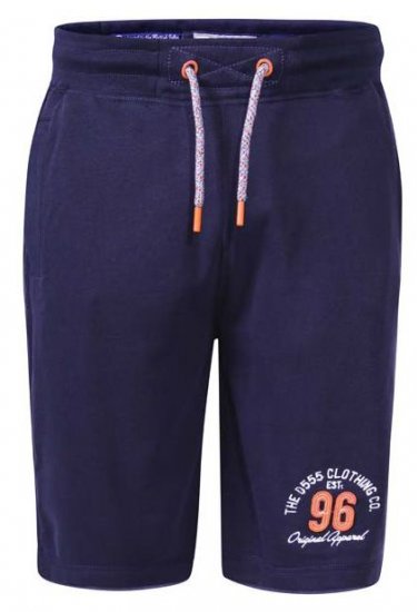 D555 Tompkins 2 Elasticated Waist Shorts Navy - Joggingbukser og shorts - Sweatpants og Sweatshorts 2XL-12XL