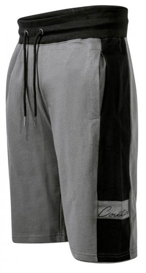 D555 Casper Couture Elasticated Waistband Shorts Grey - Joggingbukser og shorts - Sweatpants og Sweatshorts 2XL-12XL