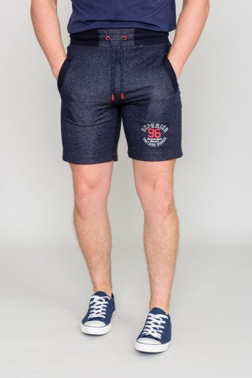 D555 HARLOW Jersey Shorts Denim Marl - Joggingbukser og shorts - Sweatpants og Sweatshorts 2XL-12XL