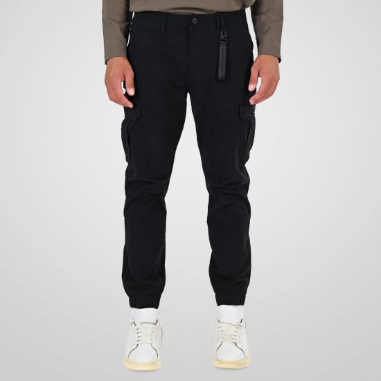 Double Outfitters CCP-4130 Cargobukser Sort - Jeans og bukser - Herrejeans og bukser i store størrelser W40-W70