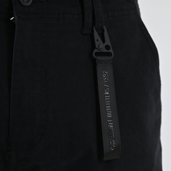 Double Outfitters CCP-4130 Cargobukser Sort - Jeans og bukser - Herrejeans og bukser i store størrelser W40-W70
