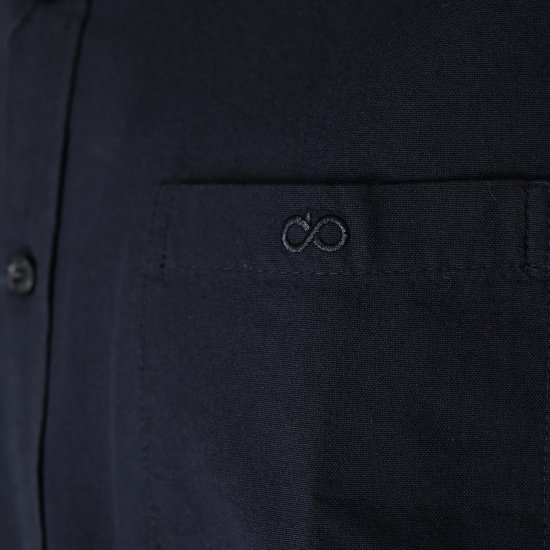Double Outfitters GS-5225 Oxfordskjorte Sort - Skjorter - Skjorter til store mænd 2XL- 8XL
