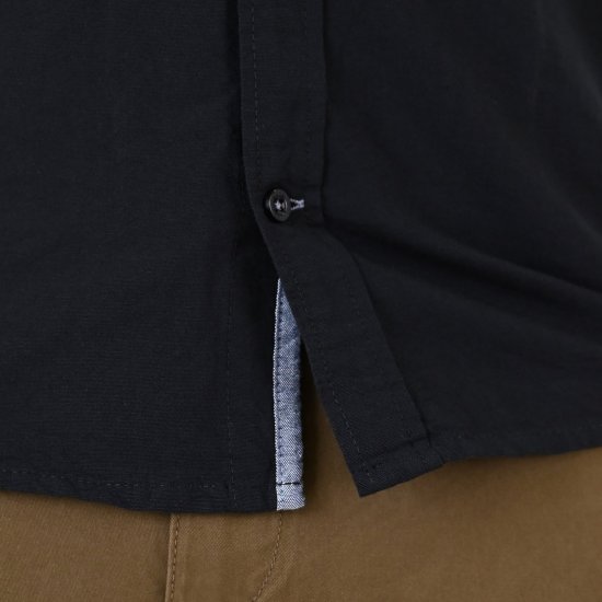 Double Outfitters GS-5225 Oxfordskjorte Sort - Skjorter - Skjorter til store mænd 2XL- 8XL