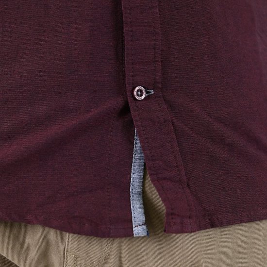 Double Outfitters GS-5225 Oxfordskjorte Bordeaux - Skjorter - Skjorter til store mænd 2XL- 8XL