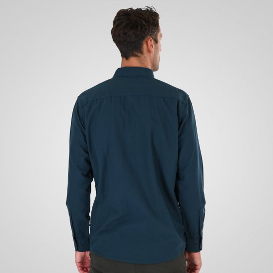 Double Outfitters GS-5225 Oxfordskjorte Mørkegrøn - Skjorter - Skjorter til store mænd 2XL- 8XL