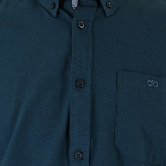 Double Outfitters GS-5225 Oxfordskjorte Mørkegrøn - Skjorter - Skjorter til store mænd 2XL- 8XL