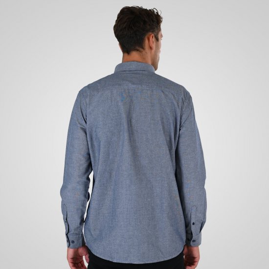 Double Outfitters GS-5225 Oxfordskjorte Lyseblå - Skjorter - Skjorter til store mænd 2XL- 8XL