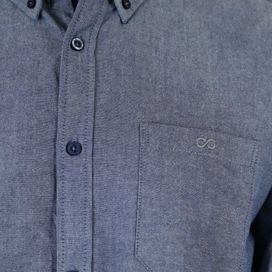 Double Outfitters GS-5225 Oxfordskjorte Lyseblå - Skjorter - Skjorter til store mænd 2XL- 8XL