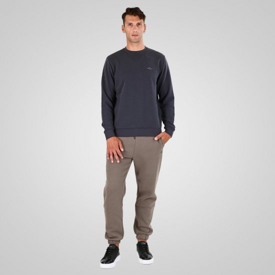 Double Outfitters MTOP-1141 Sweatshirt Antracit - Trøjer og hættetrøjer - Trøjer og Hættetrøjer i store størrelser - 2XL-14XL