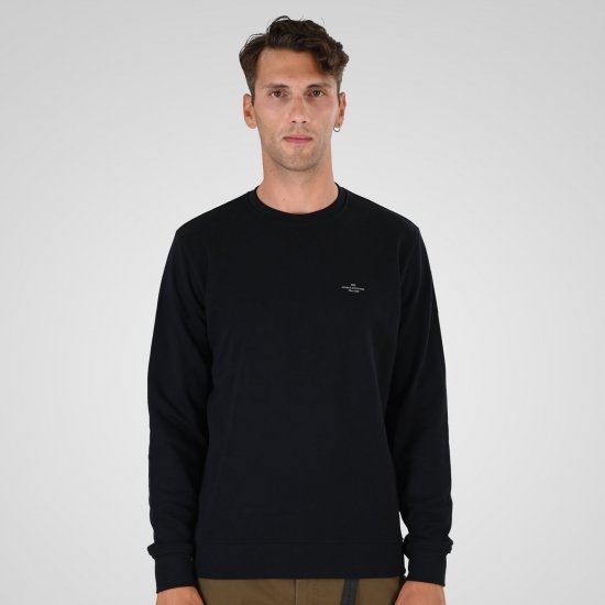 Double Outfitters MTOP-1141 Sweatshirt Sort - Trøjer og hættetrøjer - Trøjer og Hættetrøjer i store størrelser - 2XL-14XL