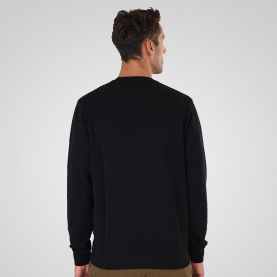 Double Outfitters MTOP-1141 Sweatshirt Sort - Trøjer og hættetrøjer - Trøjer og Hættetrøjer i store størrelser - 2XL-14XL