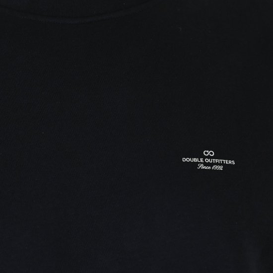 Double Outfitters MTOP-1141 Sweatshirt Sort - Trøjer og hættetrøjer - Trøjer og Hættetrøjer i store størrelser - 2XL-14XL
