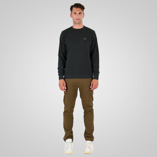 Double Outfitters MTOP-1141 Sweatshirt Mørkegrøn - Trøjer og hættetrøjer - Trøjer og Hættetrøjer i store størrelser - 2XL-14XL
