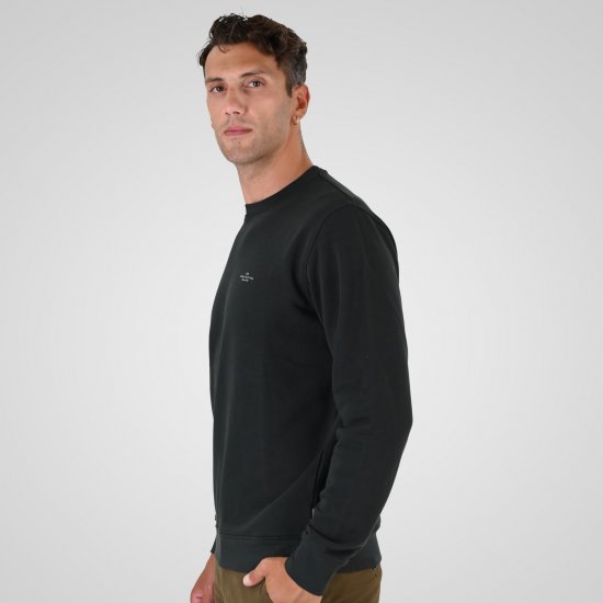 Double Outfitters MTOP-1141 Sweatshirt Mørkegrøn - Trøjer og hættetrøjer - Trøjer og Hættetrøjer i store størrelser - 2XL-14XL