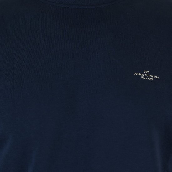 Double Outfitters MTOP-1141 Sweatshirt Mørkeblå - Trøjer og hættetrøjer - Trøjer og Hættetrøjer i store størrelser - 2XL-14XL